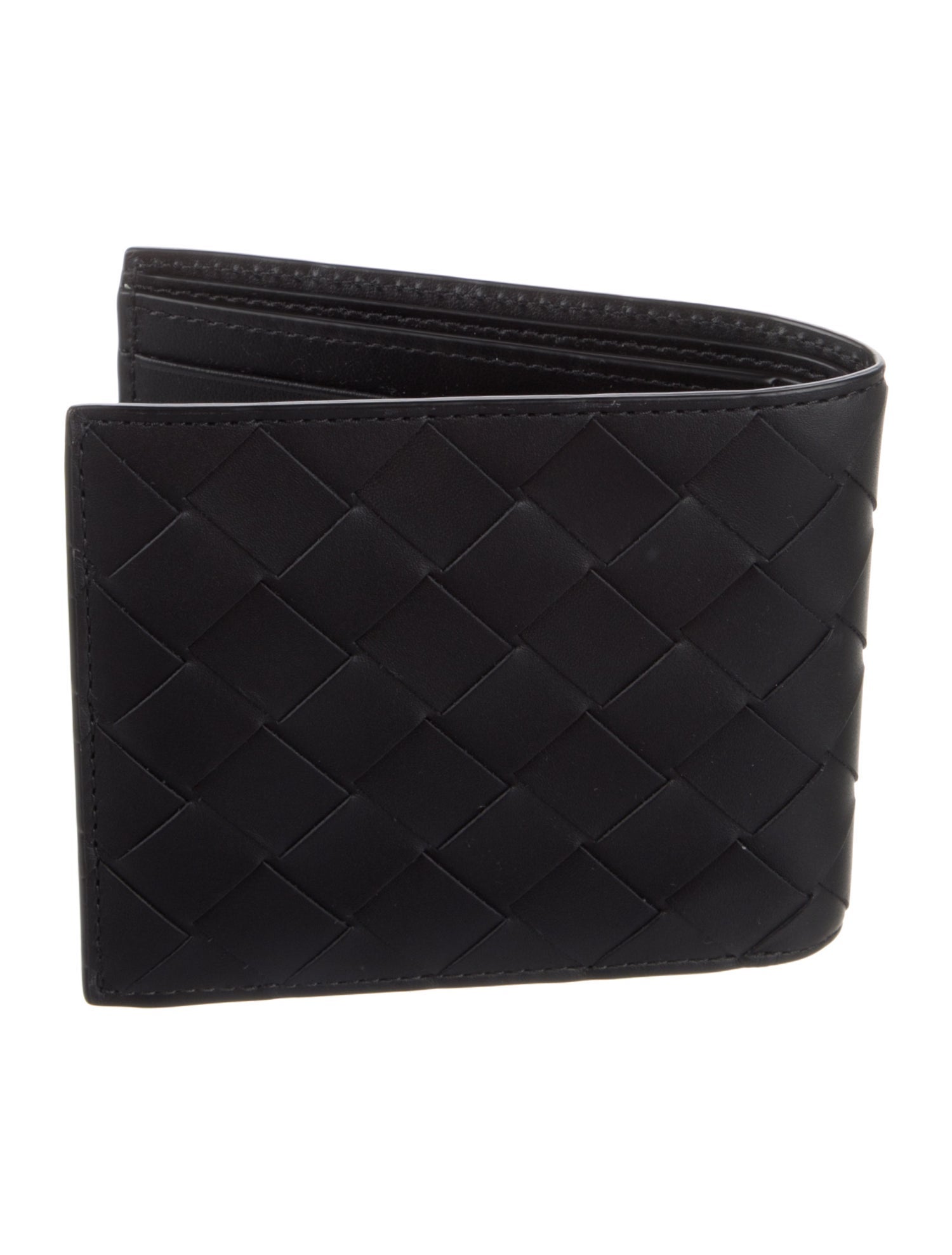 Bottega Veneta Intrecciato Weave Leather Bifold Wallet